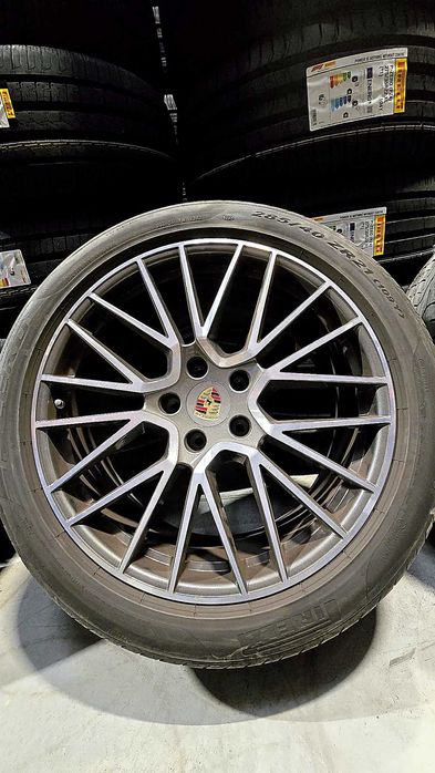 Set roți originale Porsche Cayenne Coupe 21” OEM Pirelli PZero 2000 km