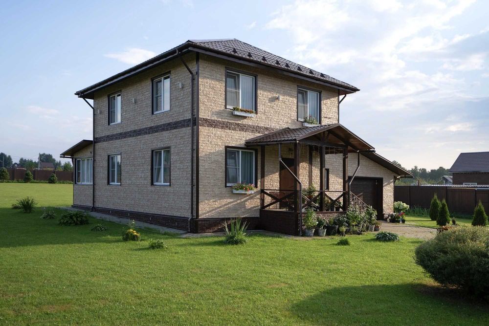 Фафасадная панель Крымский Сланец Янтарь