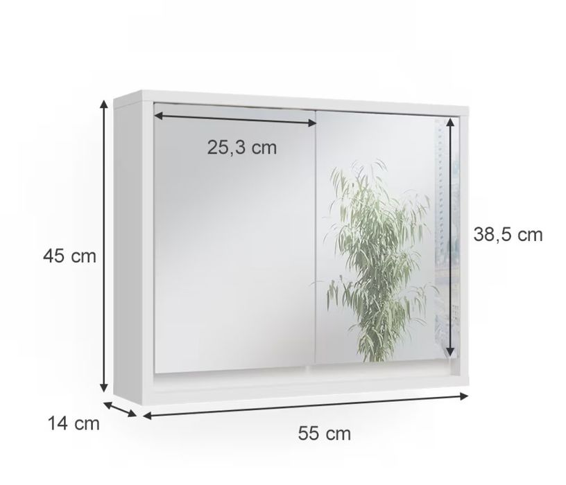 Огледален шкаф за над мивка 4926