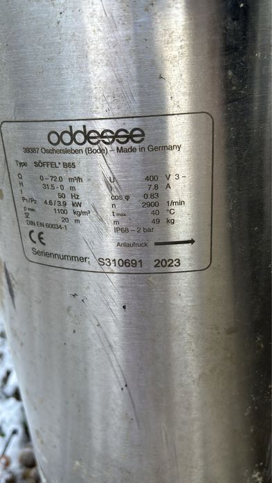 Vand pome sumersibile