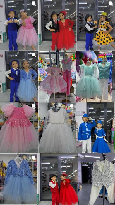 костюмы и платья на прокат для детей