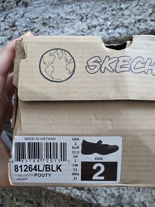 Pantofi Skechers marimea 33.5 negri