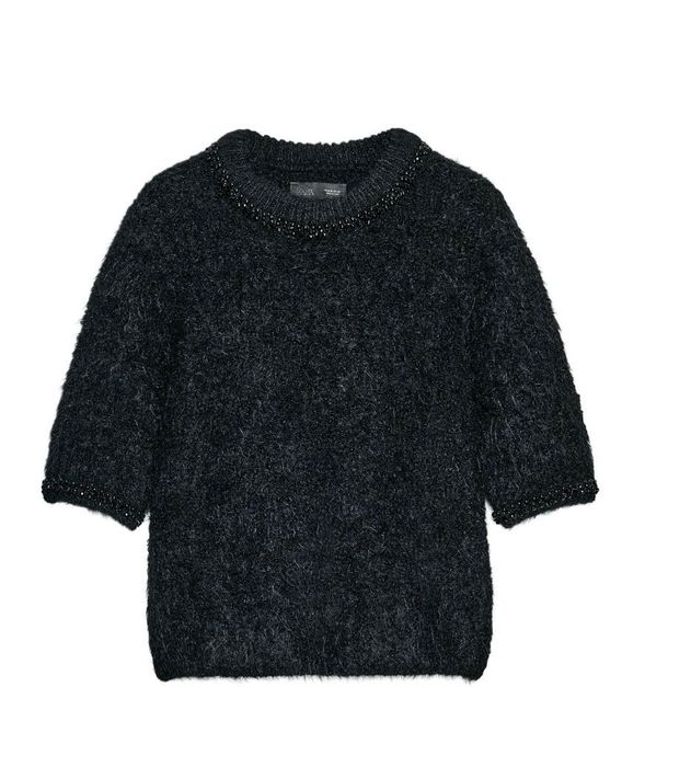Пуловери с къс ръкав Zara