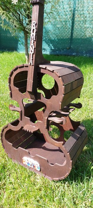 Suport pentru sticle de vin violoncel