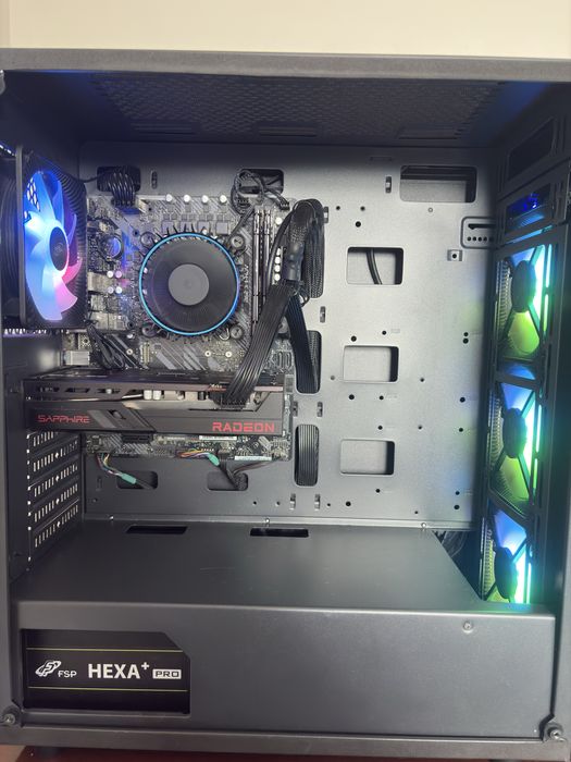 Геймърски компютър i5-12400F / RX 6600 / 16GB RAM | без SSD