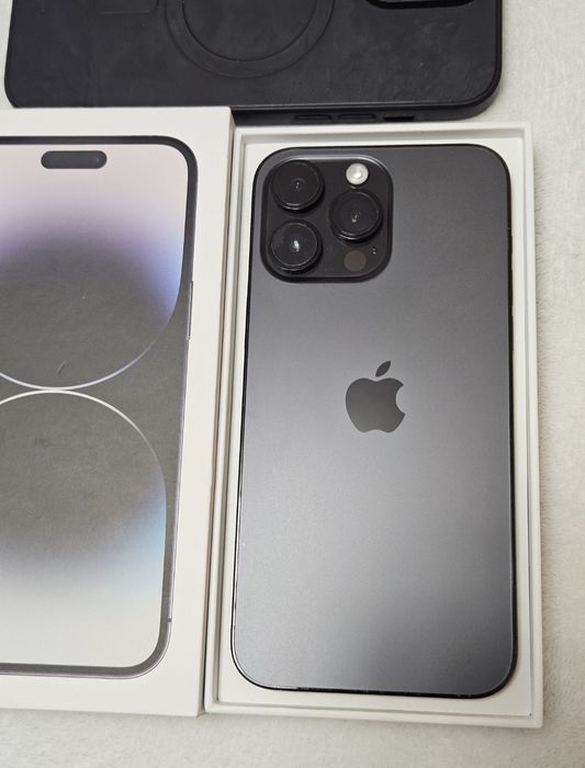 Iphone 14 pro max 128GB, Space Black Full box