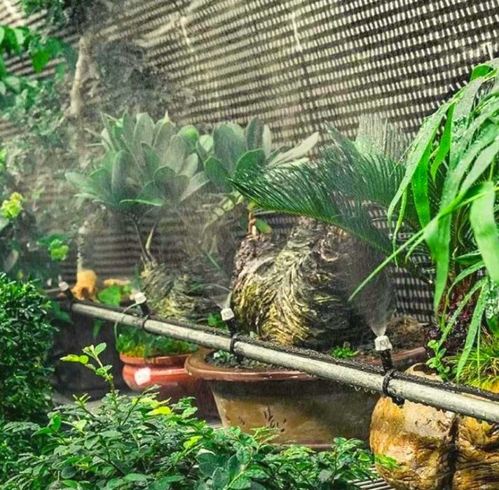 Sistem de racire cu ceata de apă cu lungime 10 m- 10 duze NOU - 50 Lei