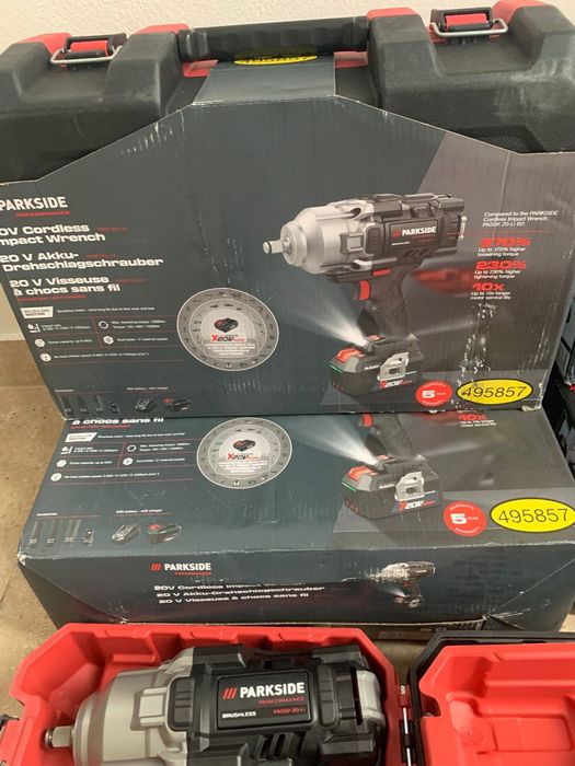 Pistol impact,masina de infiletat cu impact parkside  performance noi