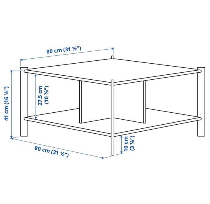 Măsuță de cafea Ikea JÄTTESTA