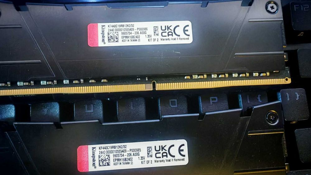 RAM памет Kingston FURY Renegade Black 32GB (2x16GB) DDR4 4000Mhz