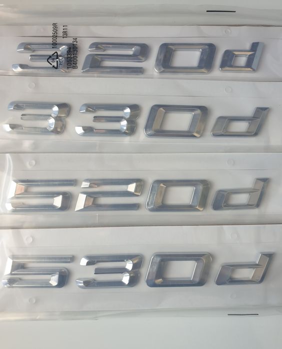 Emblema-Sigla-Logo-Spate-Bmw-E46-320-E60-330-E90-F30-F10-520-530-D-E39