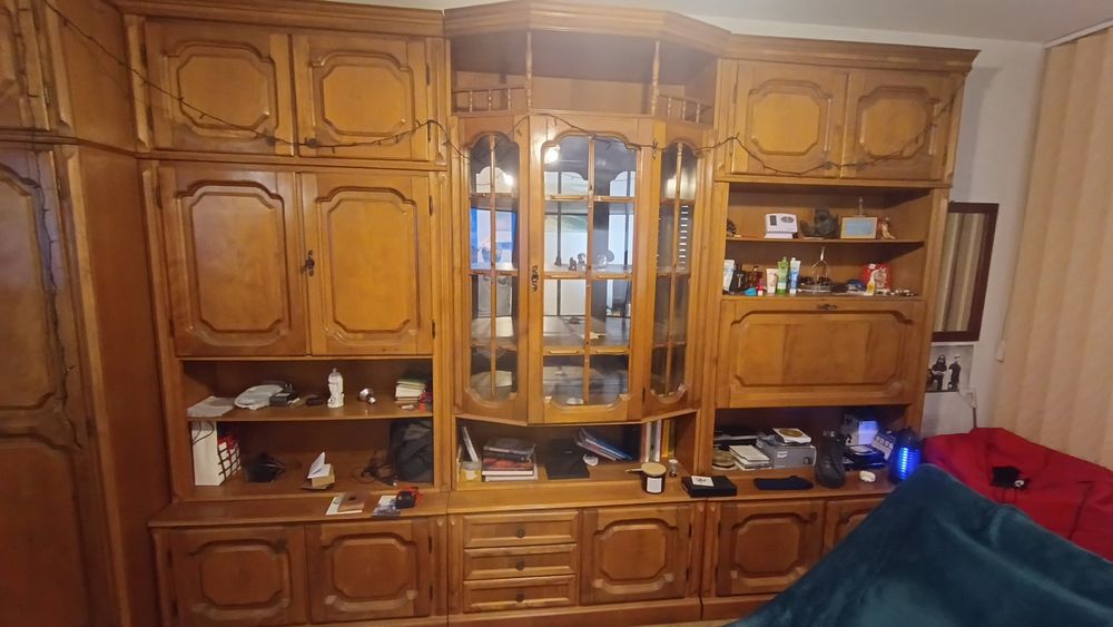Mobilă lemn masiv sufragerie + dormitor