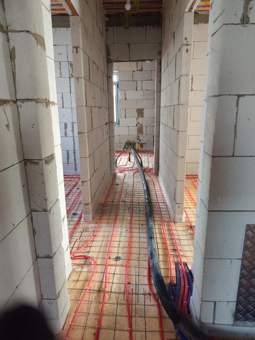 полусухая стяжка  пола