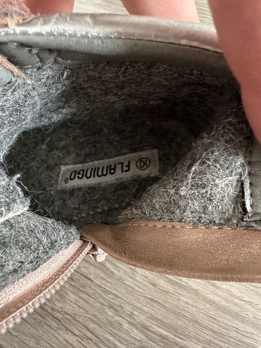 Детские кожаные ботинки р 25.