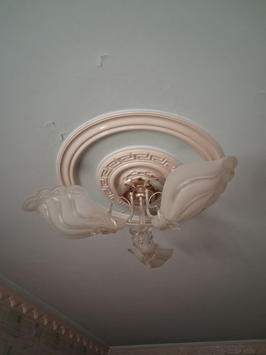 Люстра в стиле модерн (с плафонами-лепестками)