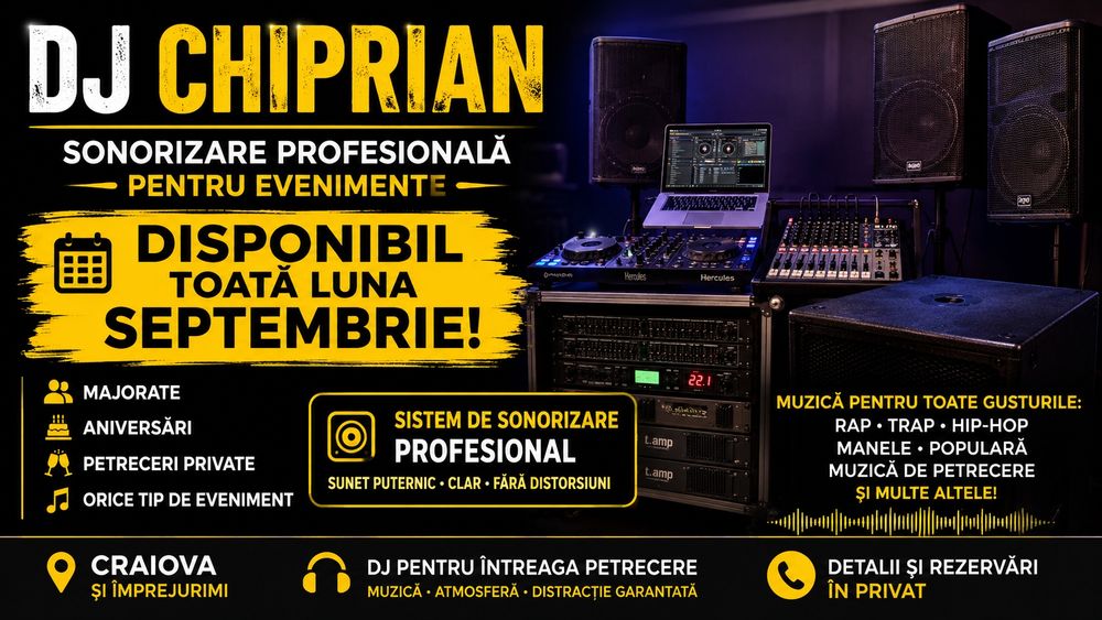 Dj Chiprian  Events -Sonorizare Evenimente