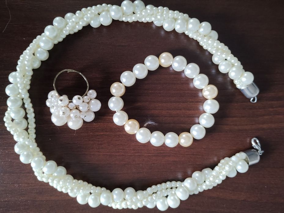 Set Colier ,brățară și inel