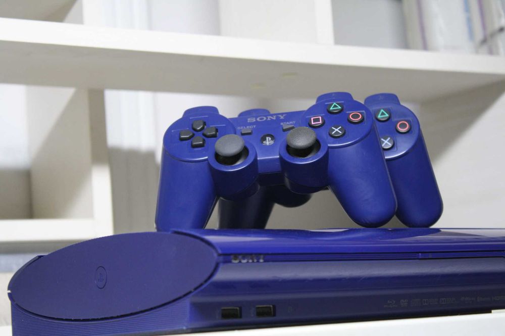 Sony Playstation 3 Azurite blue редкая