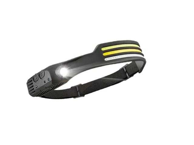 Lanterna Cap cu 3 Benzi LED Senzor Miscare Waterproof