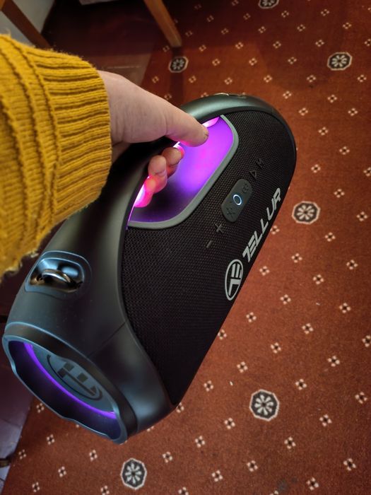 Boxă portabila Bluetooth /Aux/ Card/PowerBank/RGB. 60W  Tellur Obia Pr