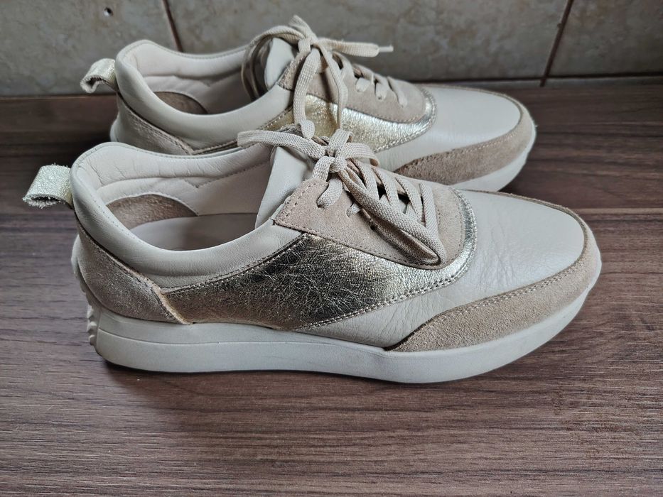 Дамски маратонки естествена кожа