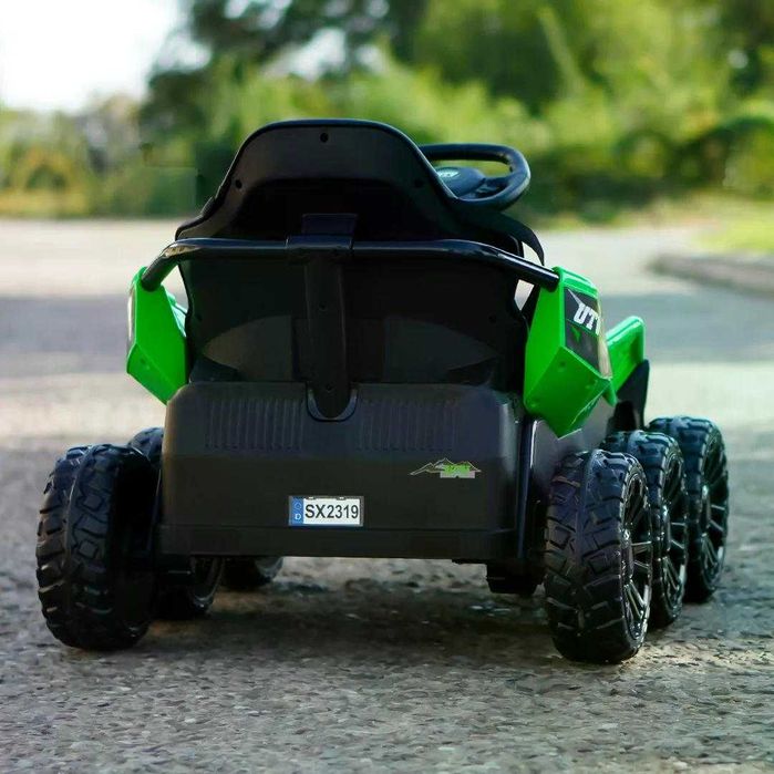 UTV electric pentru 2 copii Kinderauto BJSX2319 6x6 300W 24V Green