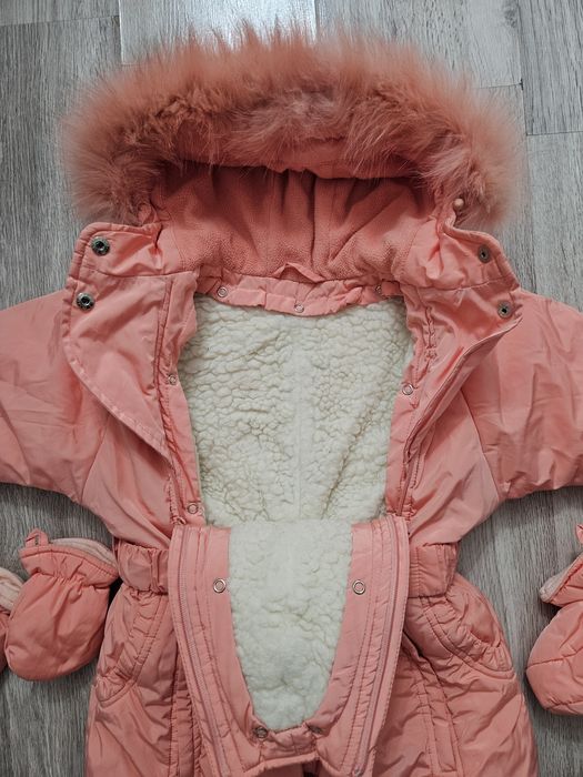 Комбинезон  зимний на девочку 80р.