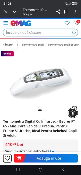Termometru Multifunctional Beurer