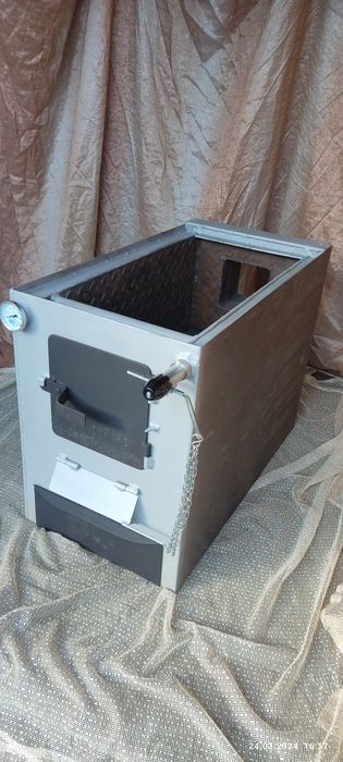 Печь котёл для дома С датчиками.