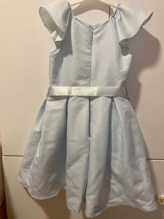 Детска официална рокля в светласиньо