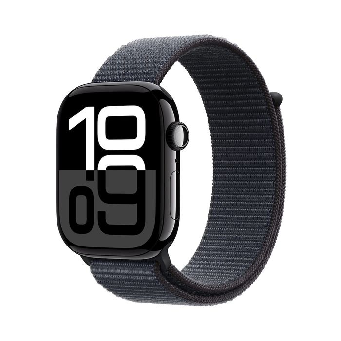 НОВ смарт часовник  | Apple Watch Series 10 – Jet Black, 42 мм, алумин