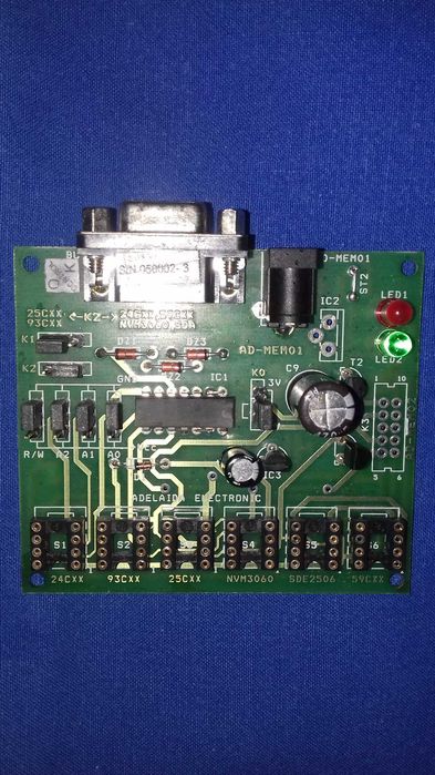 Programator memorii AD-MEM01 pentru port Serial RS232