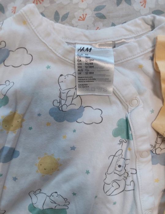 Lot pijamale H&M, marimea 86