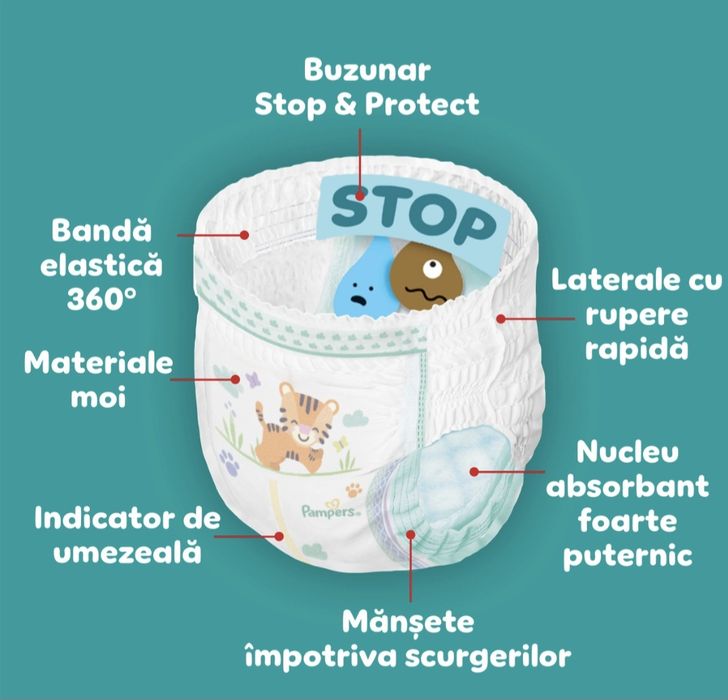 Scutece Pampers Active Pants