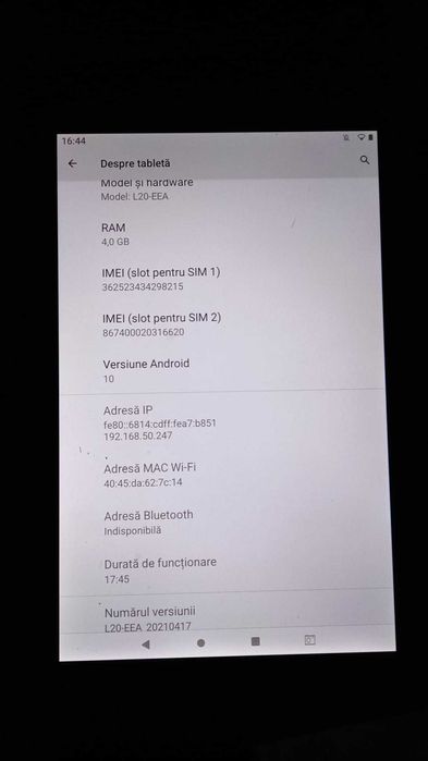 Tableta LNMBBS L20, Octa-core, 1920*1200HD, Android 10, 64GB, 4GB RAM