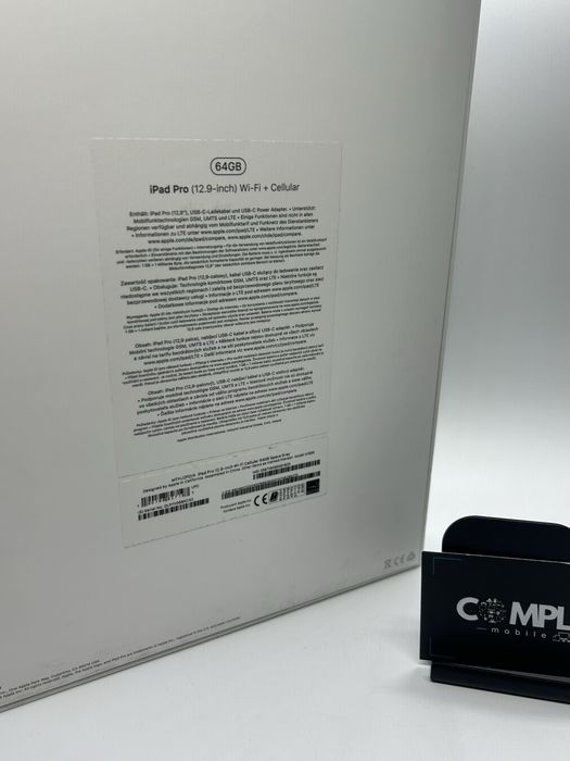 IPAD PRO 12.9inch Wifi + Cellular - SIM LTE 4G - 64Gb -