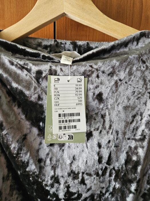 Rochie din jerseu cu încrețituri M