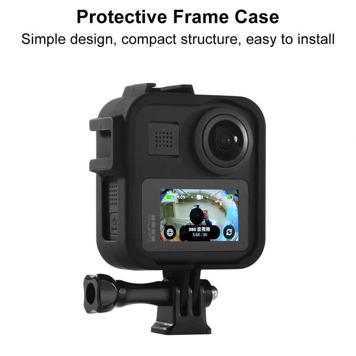 Cadru protectie folie sticla display protectie obiectiv GoPro MAX 360