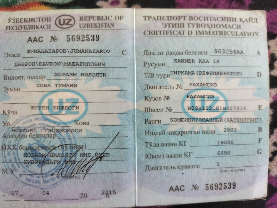 Prisep termiz 2003yil