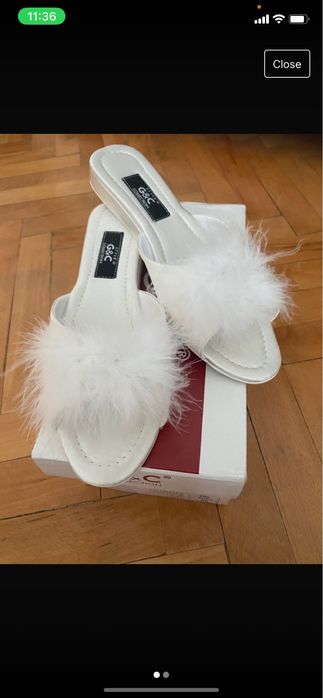 Slapi satinati pentru nunta.