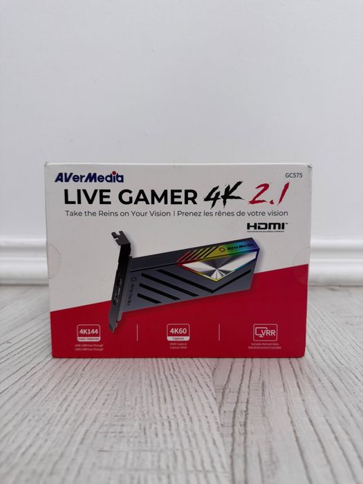 Placa de Captura Avermedia GC575 / Live Gamer 4K 2.1 Negru - NOU SIGILATA