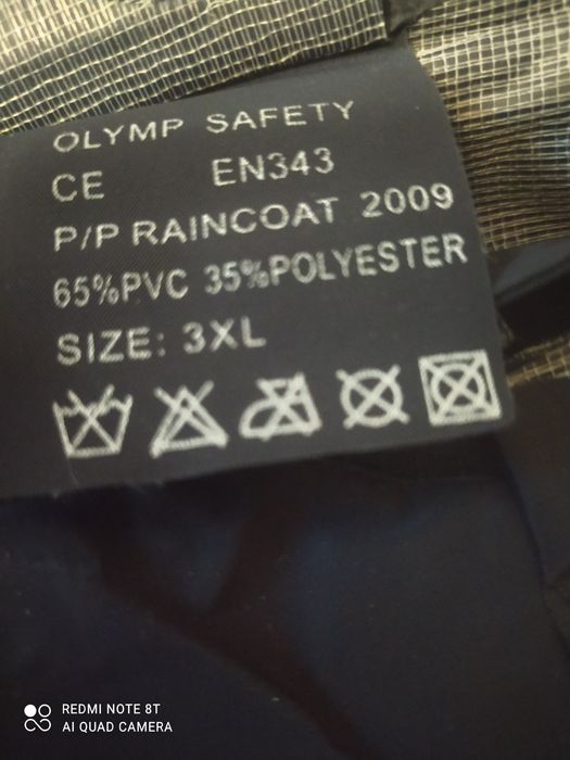 Непромокаем шлифер голям размер