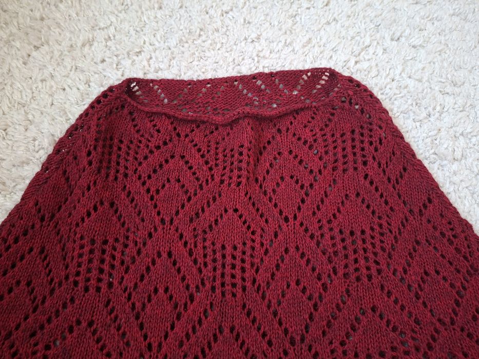 Poncho tricotat handmade