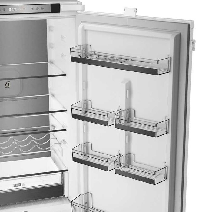 Нов инверторен хладилник с фризер за вграждане WHIRLPOOL Total No Frost WHK2 5323 B5E1 193 см