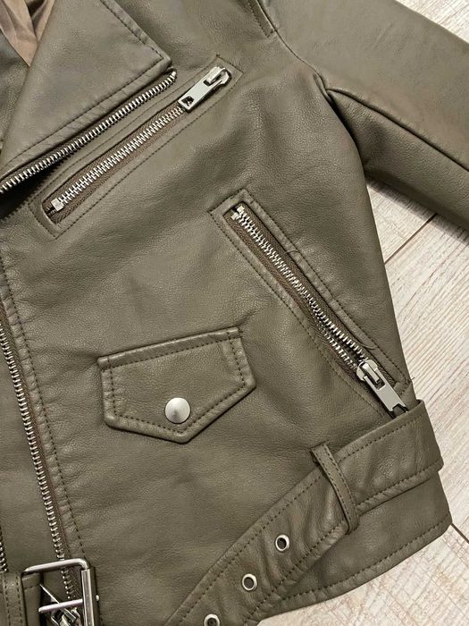 Кожаная куртка косуха, S размер