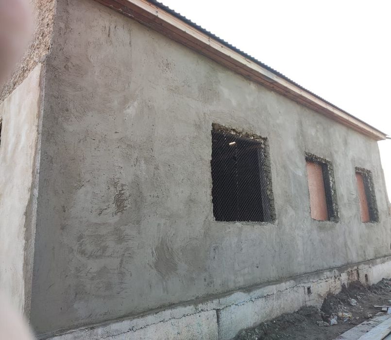 Левкас стен, штукатурка