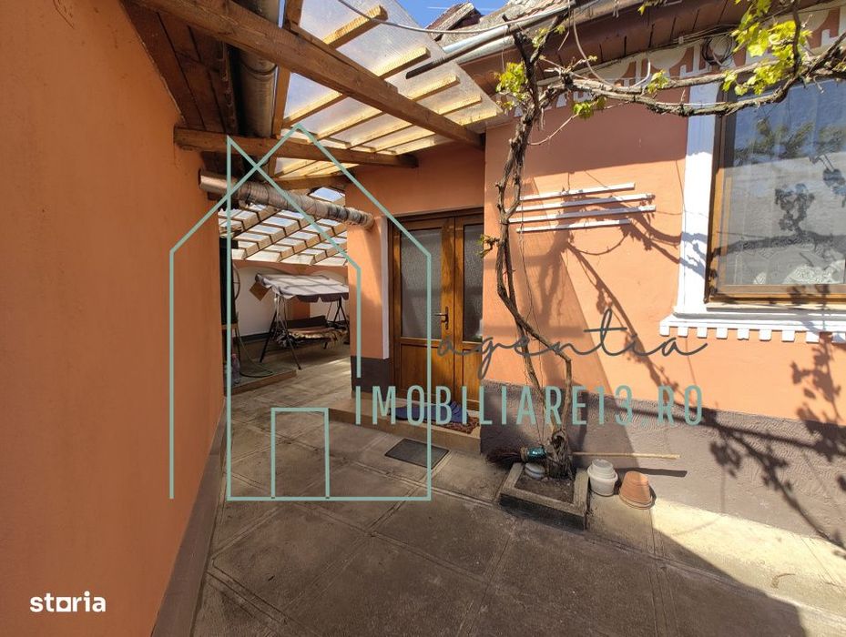 Casa cu teren generos 3.502 mp 2 corpuri de cladire Miercurea Sibiului