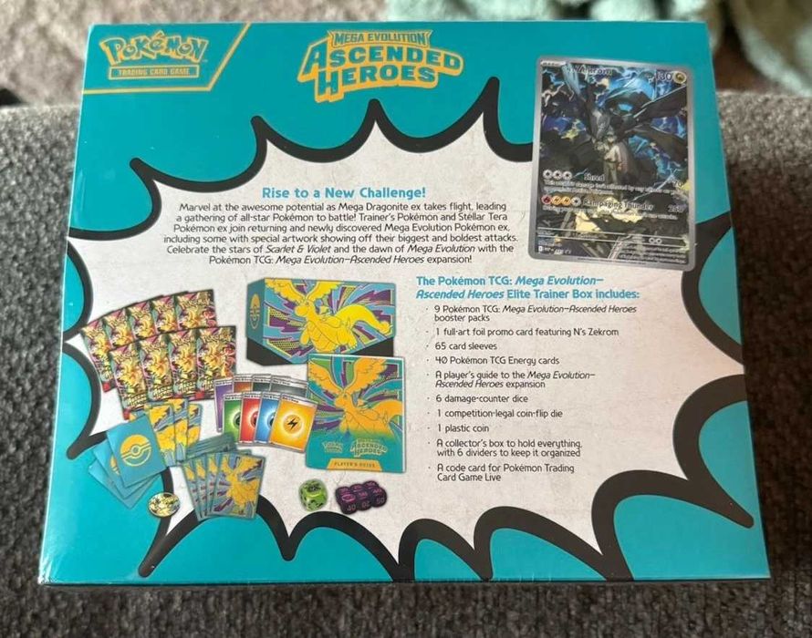Pokemon TCG Mega Evolution Ascended Heroes ETB elite trainer box