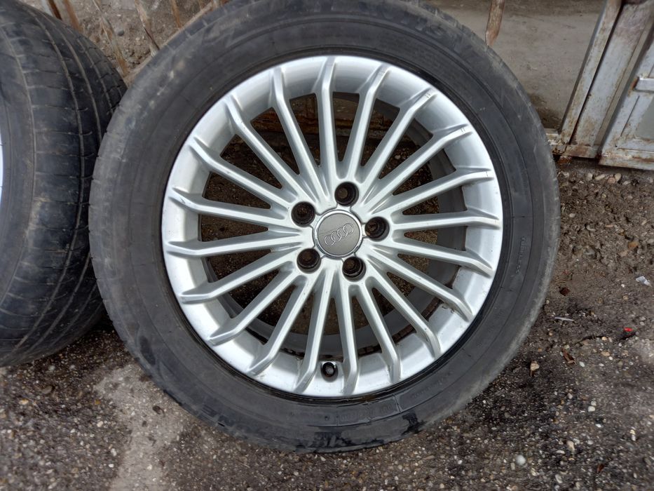 Vând jante R17 Audi originale, A5,A6,A4 (5×112) Vw sau Skoda butuc 66.