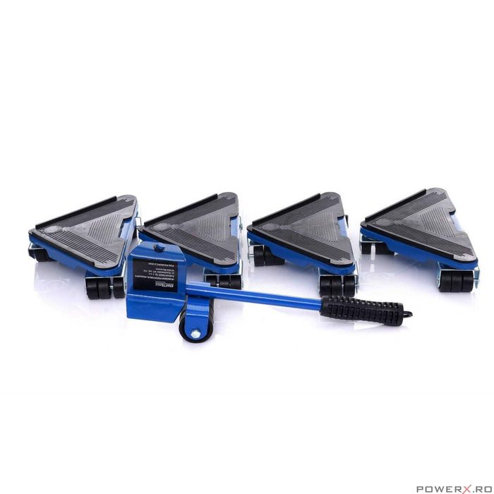 Sistem pentru mutare mobila, sarcina maxima 75 kg, 5 piese, Kraft